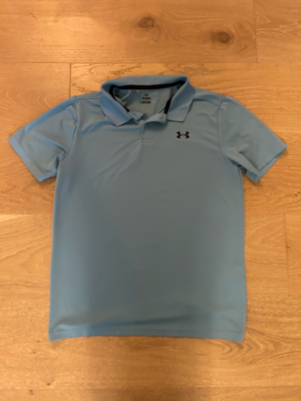 Under Armour Boys Carolina Blue Performance Polo Size Large